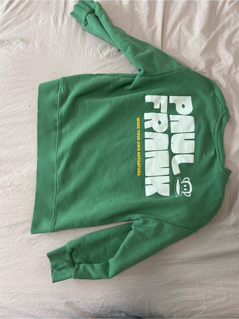Paul Frank Green Crewneck with White Logo